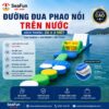 duong dua phao noi tren nuoc kich thuoc 20x2m bat pvc 0.9mm seafun