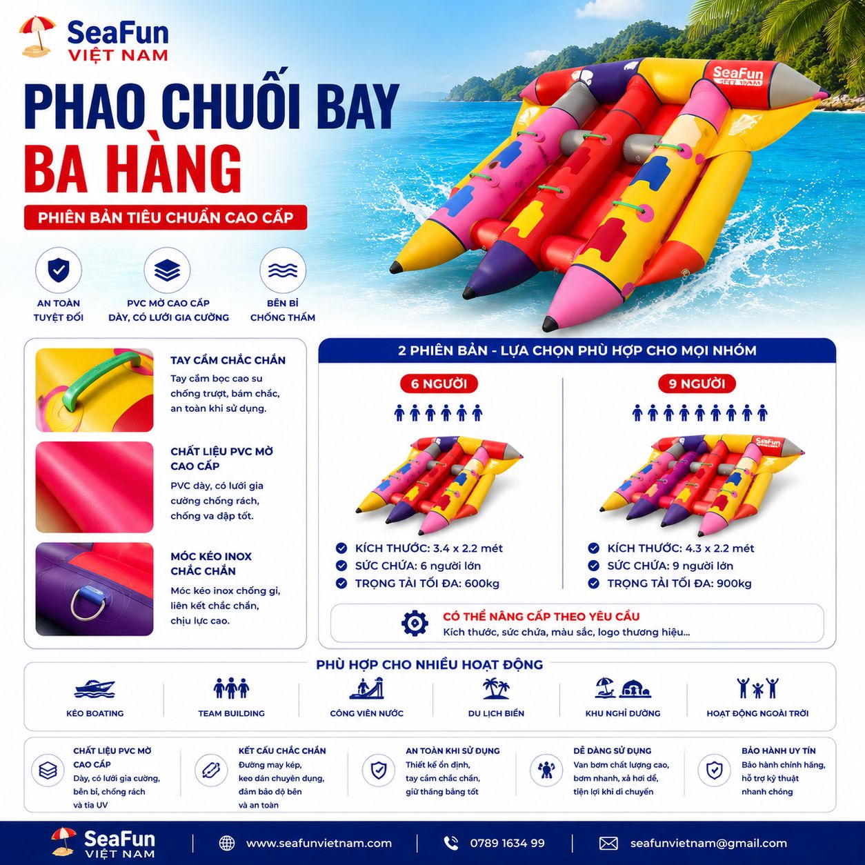 phao chuoi bay ba hang gia si