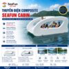 thuyen composite seafun cabin chay dong co dien cao cap