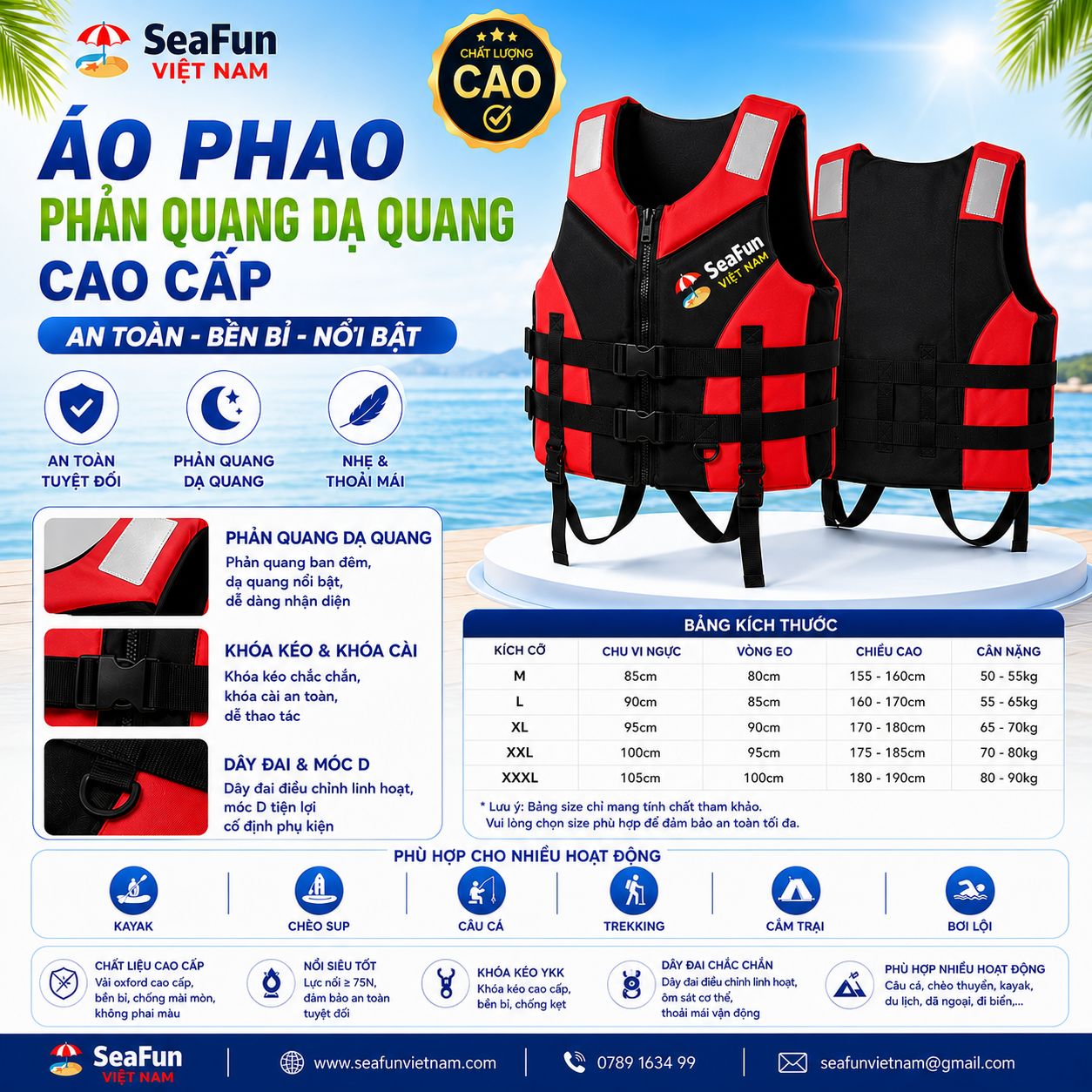 ao phao cuu ho phan quang da quang seafun