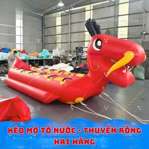 phao thuyen rong hai hang mau do chat lieu pvc 0.9mm seafun