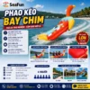 phao keo chim dai bang bat pvc luoi gia cuong 6 nguoi gia si seafun