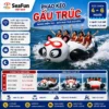 phao keo gau truc trang den pvc mo luoi gia cuong cho 4 den 6 nguoi seafun