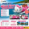 phao keo hello kitty bat pvc luoi gia cuong cho 4 den 6 nguoi seafun