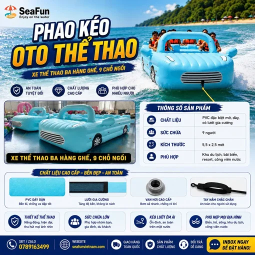 phao keo o to the thao 9 cho bat pvc mo luoi gia cuong gia si seafun