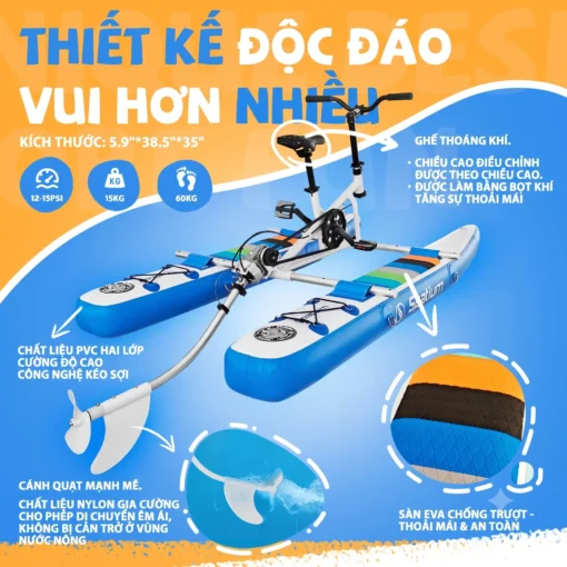 dem eva chong truot va chan vit cua xe dap nuoc tre em seafun